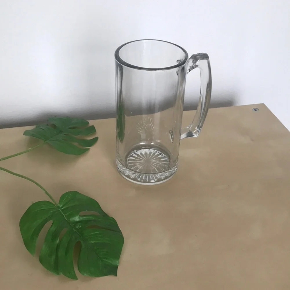 💝 10/$10 💝 Glass Beer Stein mug with handle 16oz